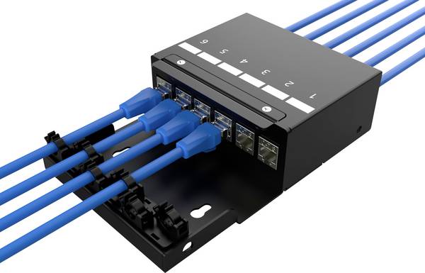 Digitus DN-93708-6 RJ45-Modulträger Keystone Unbestückt 1 St.