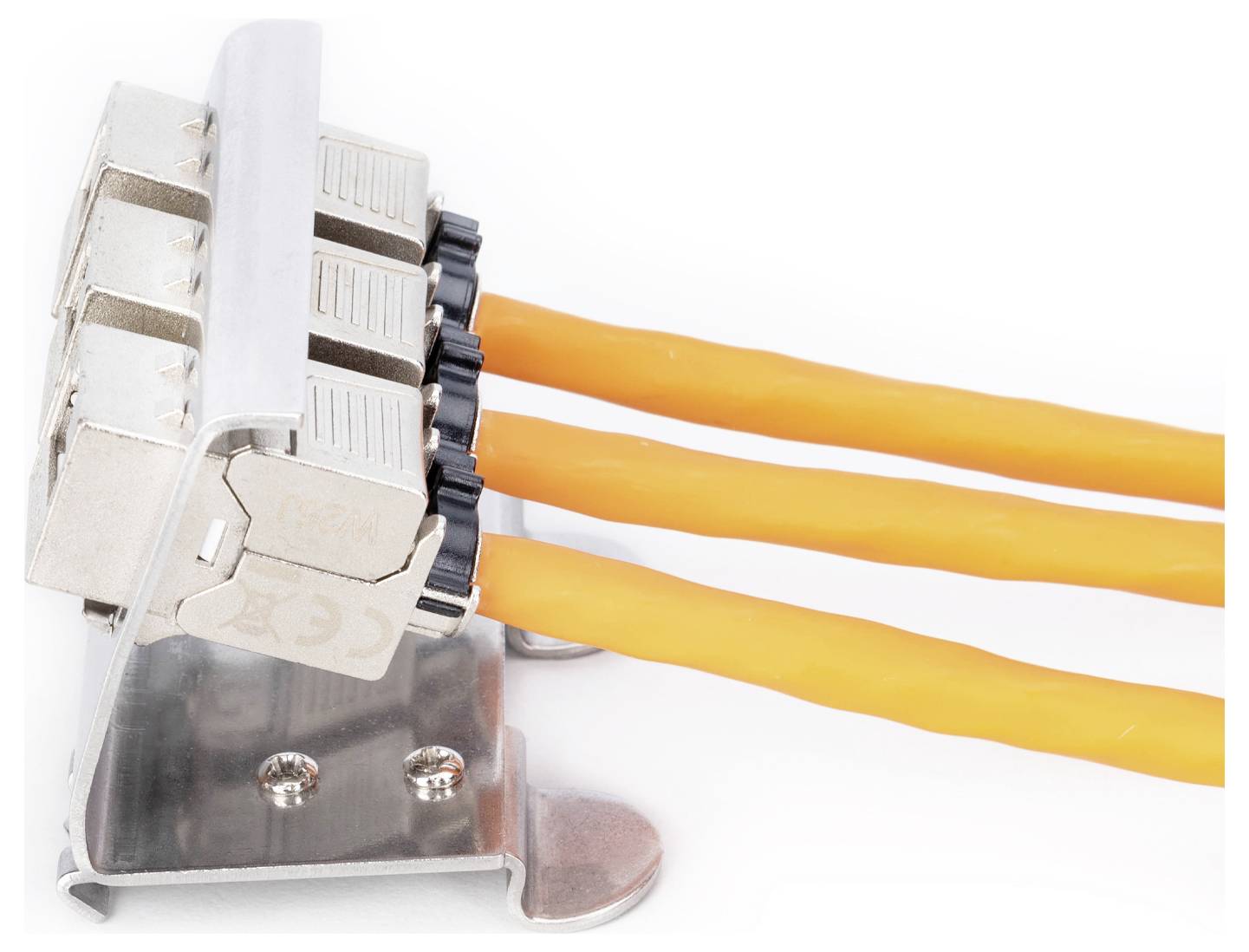 Digitus AN-25183 Keystone-Halterung 2-fach Edelstahl-2