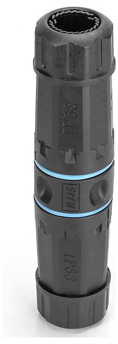 Digitus DN-93905-OD CAT 6A Außenanschluss, Schutzart IP68 RJ45 zu RJ45 Verbindung DN-93905-OD Buchse, RJ45 Gehäuse, RJ45-5