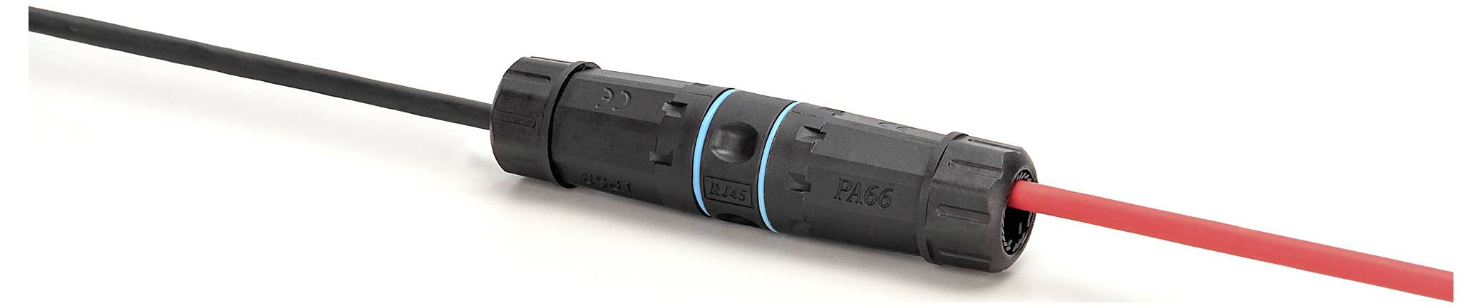 Digitus DN-93905-OD CAT 6A Außenanschluss, Schutzart IP68 RJ45 zu RJ45 Verbindung DN-93905-OD Buchse, RJ45 Gehäuse, RJ45-6