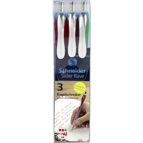 Thumbnail - Schneider Schreibgeräte Kugelschreiber Slider Rave XB Lehrerkorrekturset 132597 Kugelschreiber 1 St.