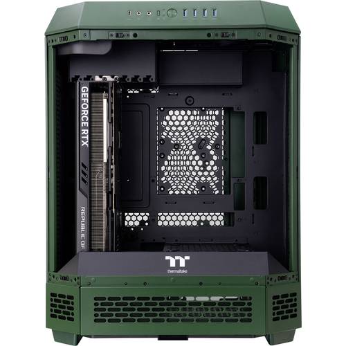 Thermaltake The Tower 600 Racing Green Midi-Tower PC-Gehäuse Grün-Schwarz (fluoreszierend)