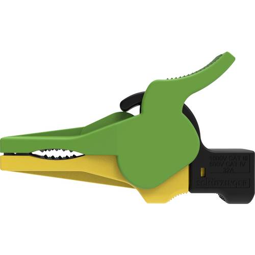 Thumbnail - Schützinger SAK 9230 Ni / GNGE Sicherheits-Abgreifklemme Buchse Grün-Gelb