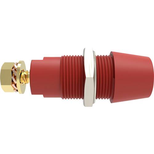 Schützinger DI SAB 9430 Au / RT Sicherheits-Aufbaubuchse gerade Rot 1 St.