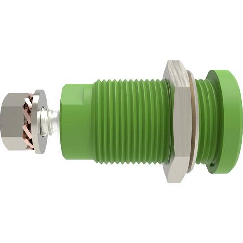 Schützinger DI SEB 9424 Ni / GN Sicherheits-Einbaubuchse gerade Grün 1 St.