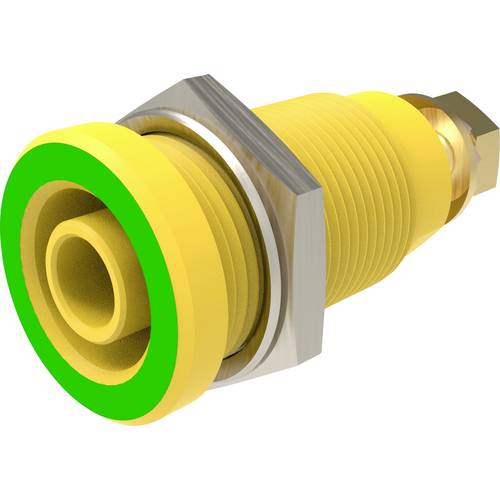 Schützinger DI SEB 9424 Au / GNGE Sicherheits-Einbaubuchse gerade Grün-Gelb 1 St.