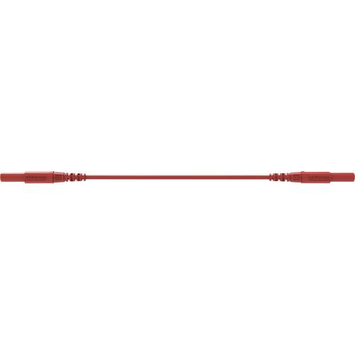 Schützinger MSFK A341 / 1 / 100 / RT Sicherheits-Messleitung Stecker Stecker 100 cm Rot 1 St.