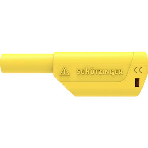 Schützinger DI SFK 8500 L Ni / AS / GE Sicherheits-Federkorbstecker gerade Stift-Ø: 4 mm Gelb 1 St.