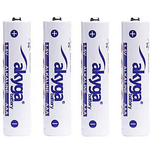 Akyga AAA LR03 Micro (AAA)-Batterie Alkali-Mangan 1300 mAh 1.5 V 4 St.