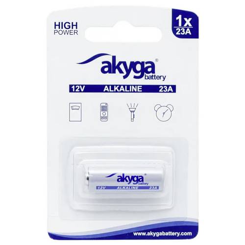 Thumbnail - Akyga 23A Spezial-Batterie 23 A Zink-Kohle 12 V 48 mAh 1 St.