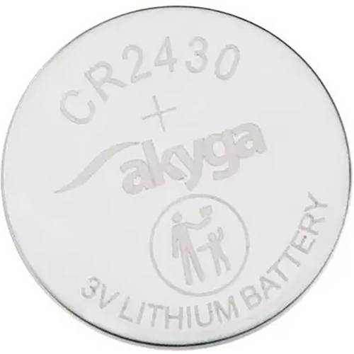 Thumbnail - Akyga Knopfzelle CR 2430 3 V 1 St. 280 mAh Li-MnO2 CR2430