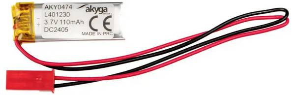 Akyga LP401230 Akkupack x Spezial-Akku  LiPo 3.7 V 110 mAh