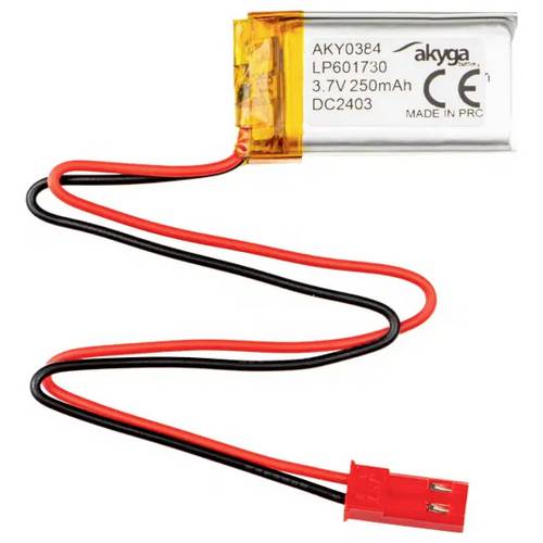 Akyga LP601730 Akkupack x Spezial-Akku LiPo 3.7 V 250 mAh
