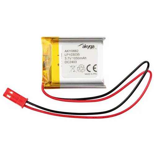 Akyga LP103035 Akkupack x Spezial-Akku LiPo 3.7 V 1050 mAh