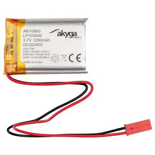 Akyga LP103040 Akkupack x Spezial-Akku LiPo 3.7 V 1200 mAh