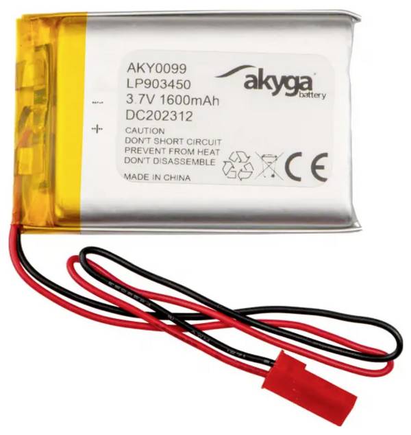 Akyga LP903450 Akkupack x Spezial-Akku  LiPo 3.7 V 1600 mAh