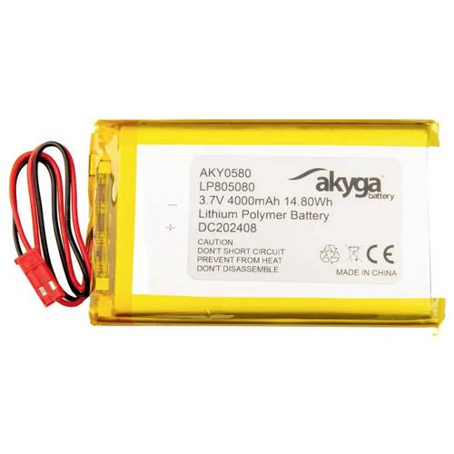Thumbnail - Akyga LP805080 Akkupack x Spezial-Akku LiPo 3.7 V 4000 mAh