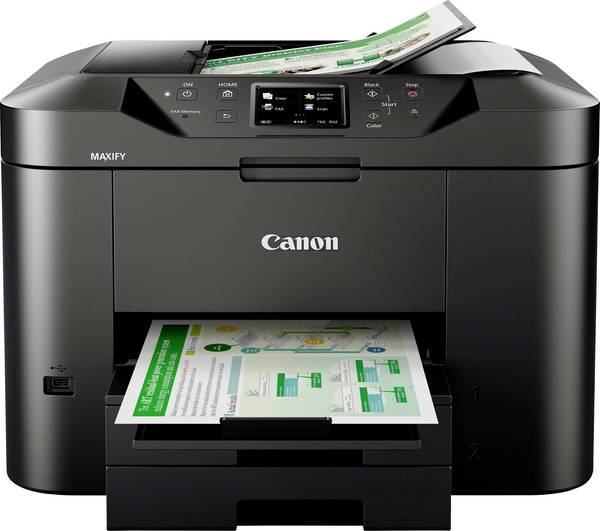 Canon MAXIFY MB2750 4 ipm b/n 15.5 ipm col Multifunktionsdrucker Tintenstrahl Farbe A4 LAN, WLAN, Duplex, ADF
