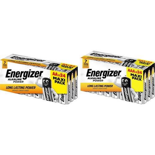 Energizer Batterie-Set Micro, Mignon 48 St.