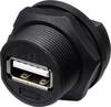 USB 2.0-Buchse für die rückseitige Montage (Gewinde) TC-E13T-FU2-PPF TC-13543552 TRU COMPONENTS Inhalt: 1 St.