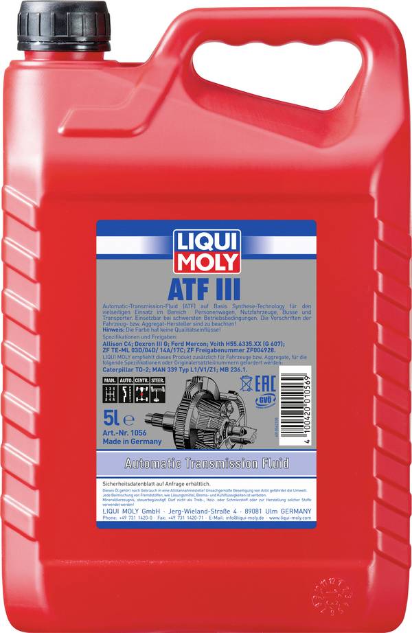 Liqui Moly ATF III 1056 Getriebeöl 5 l