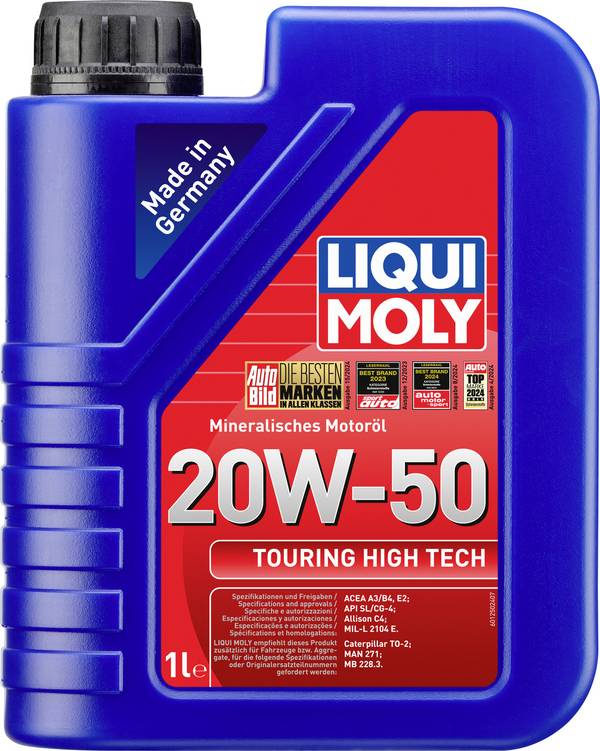 Liqui Moly Touring High Tech 20W-50 1250 Motoröl 1 l