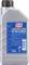 Eine Flasche Motoröl mit blauem Etikett der Marke Liqui Moly. Aufschrift: 'PROFI LEICHTLAUF Öl 10W-40 BASIC'. 1 Liter Inhalt.