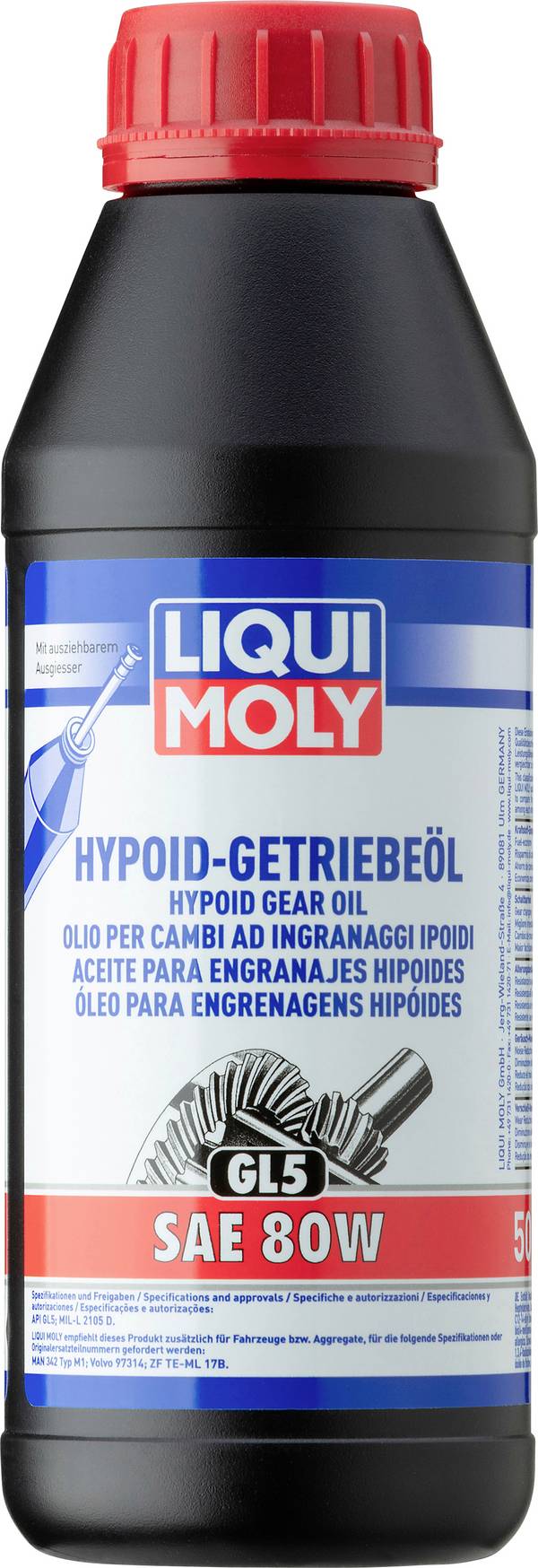Liqui Moly GL5 1402 Getriebeöl 500 ml