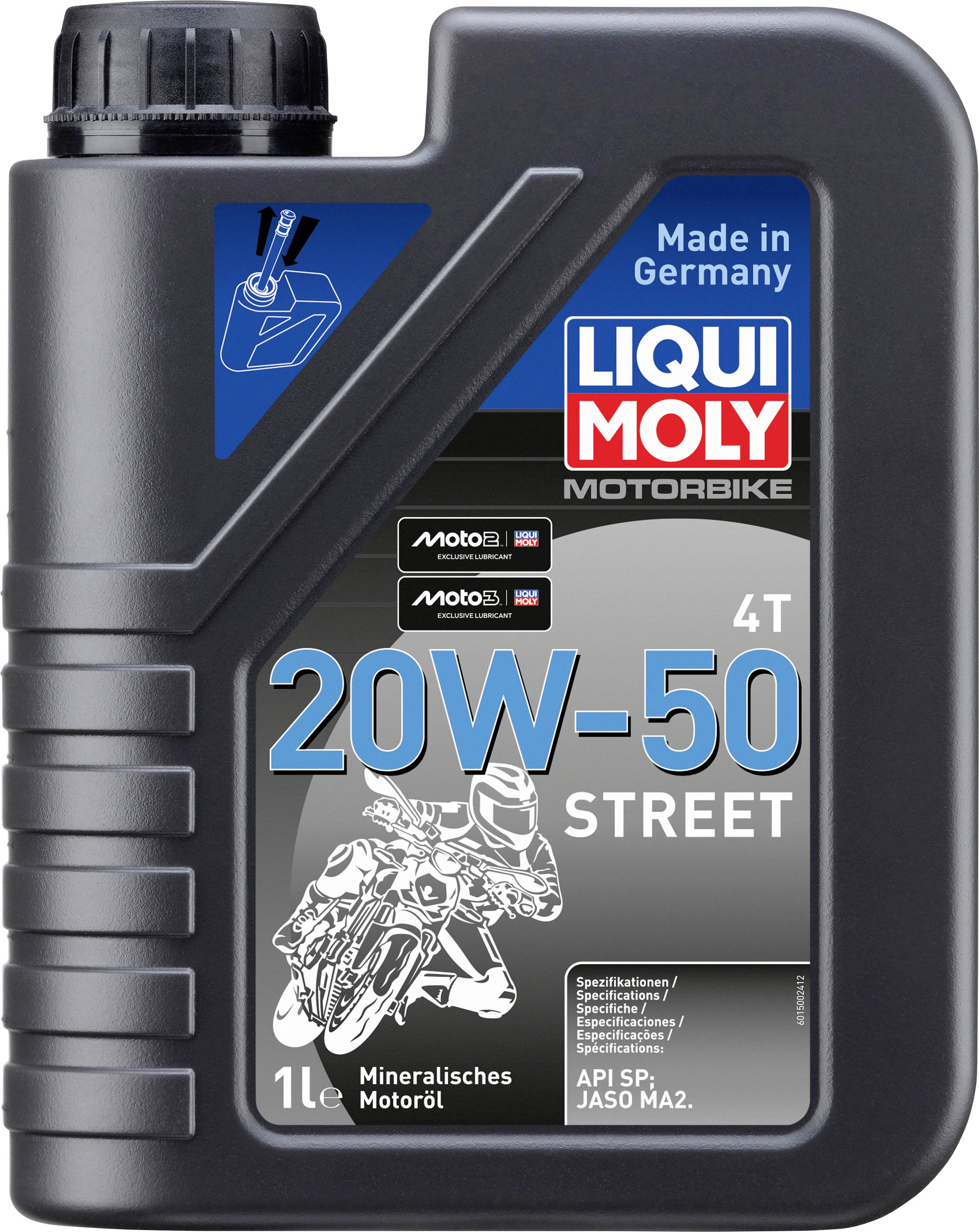 Liqui Moly Motorbike 4T 20W-50 Street 1500 4-Takt-Motoröl 1 l