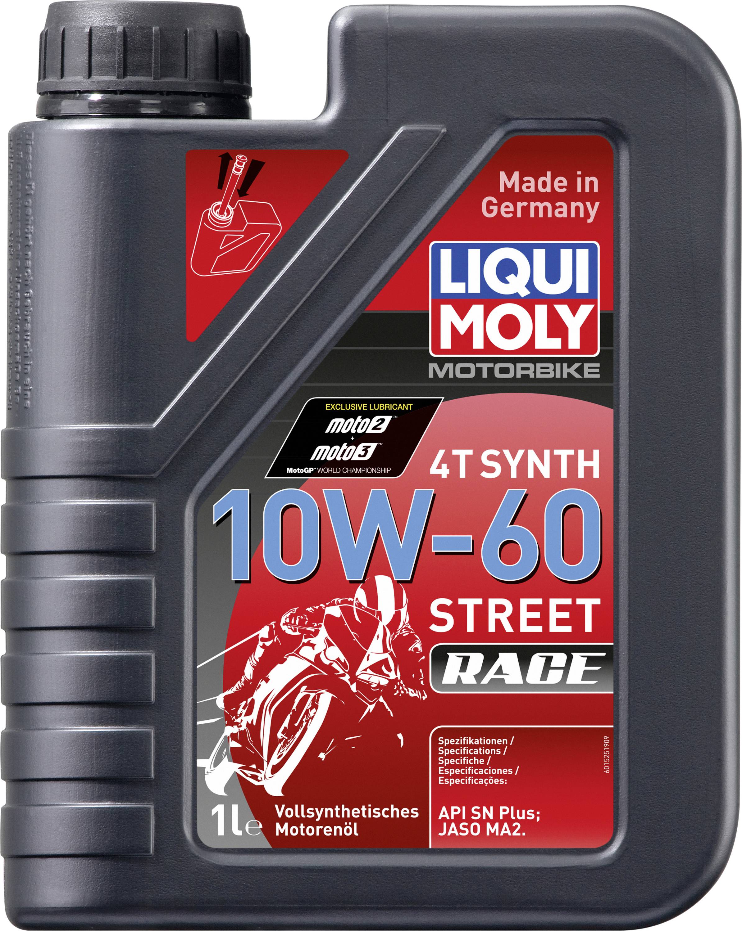 Liqui Moly Motorbike 4T Synth 10W-60 Street Race 1525 4-Takt-Motoröl 1 l