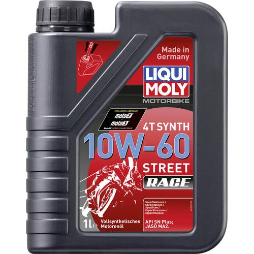Liqui Moly Motorbike 4T Synth 10W-60 Street Race 1525 4-Takt-Motoröl 1 l