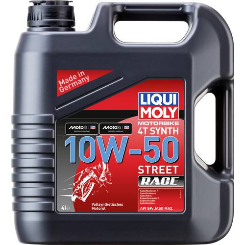 Liqui Moly Motorbike 4T Synth 10W-50 Street Race 1686 4-Takt-Motoröl 4 l