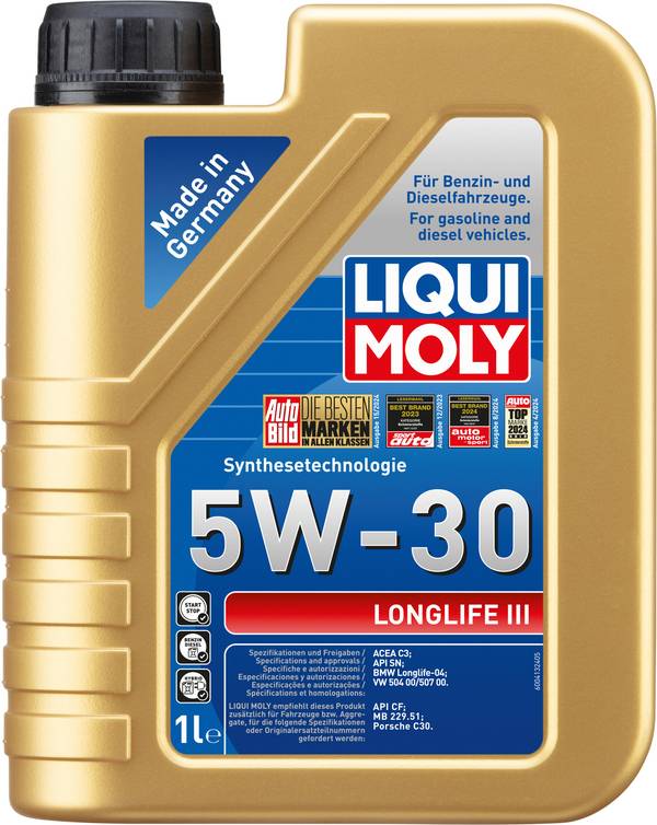 Liqui Moly Longlife III 5W-30 20646 Motoröl 1 l