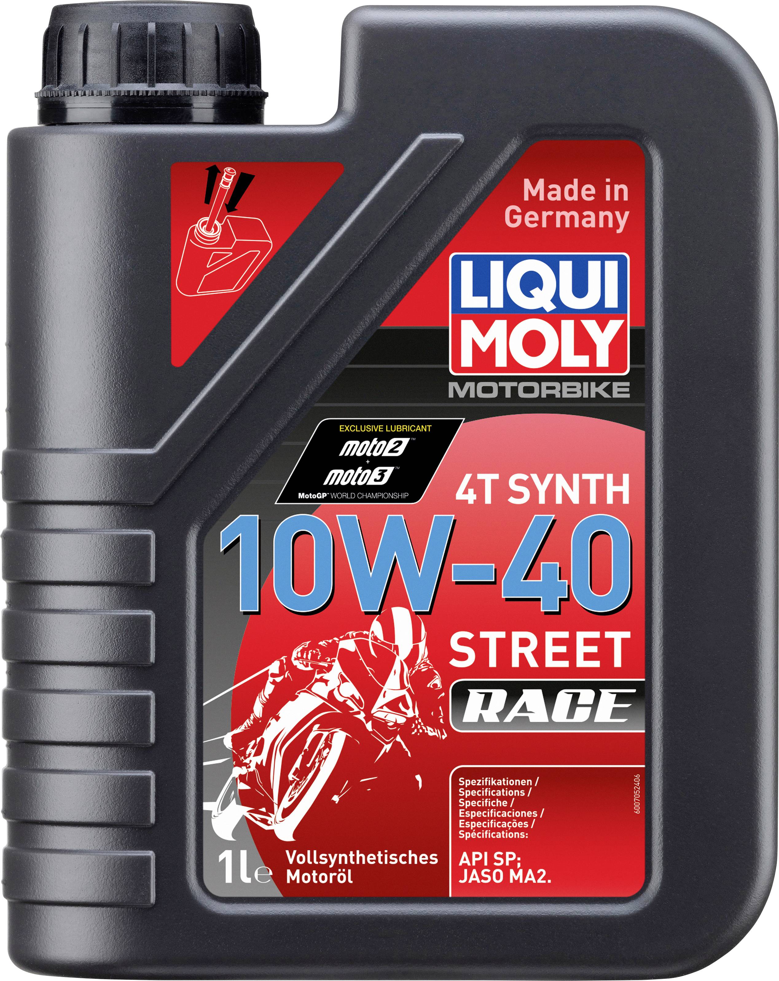 Liqui Moly Motorbike 4T Synth 10W-40 Street Race 20753 4-Takt-Motoröl 1 l