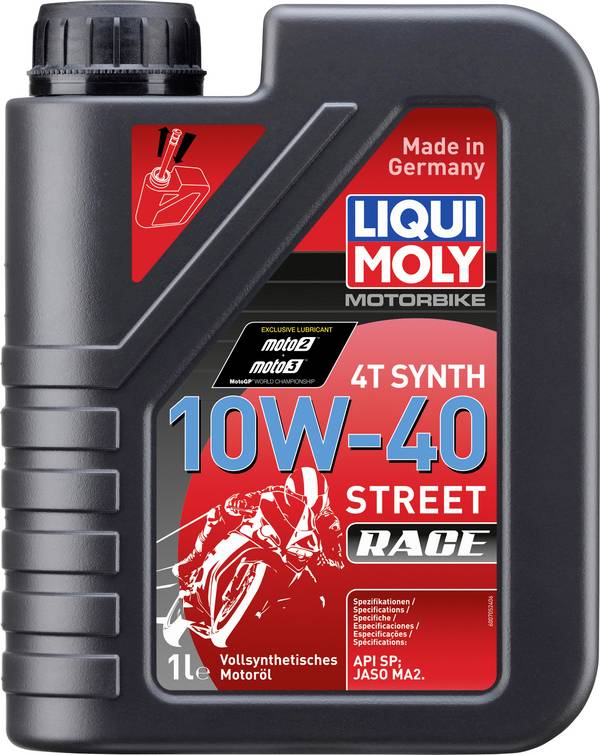 Liqui Moly Motorbike 4T Synth 10W-40 Street Race 20753 4-Takt-Motoröl 1 l