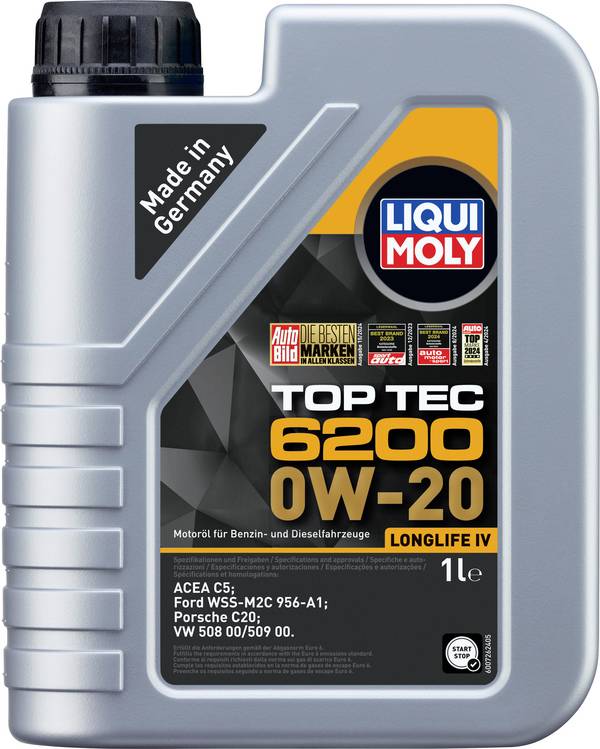Liqui Moly Top Tec 6200 0W-20 20780 Motoröl 1 l