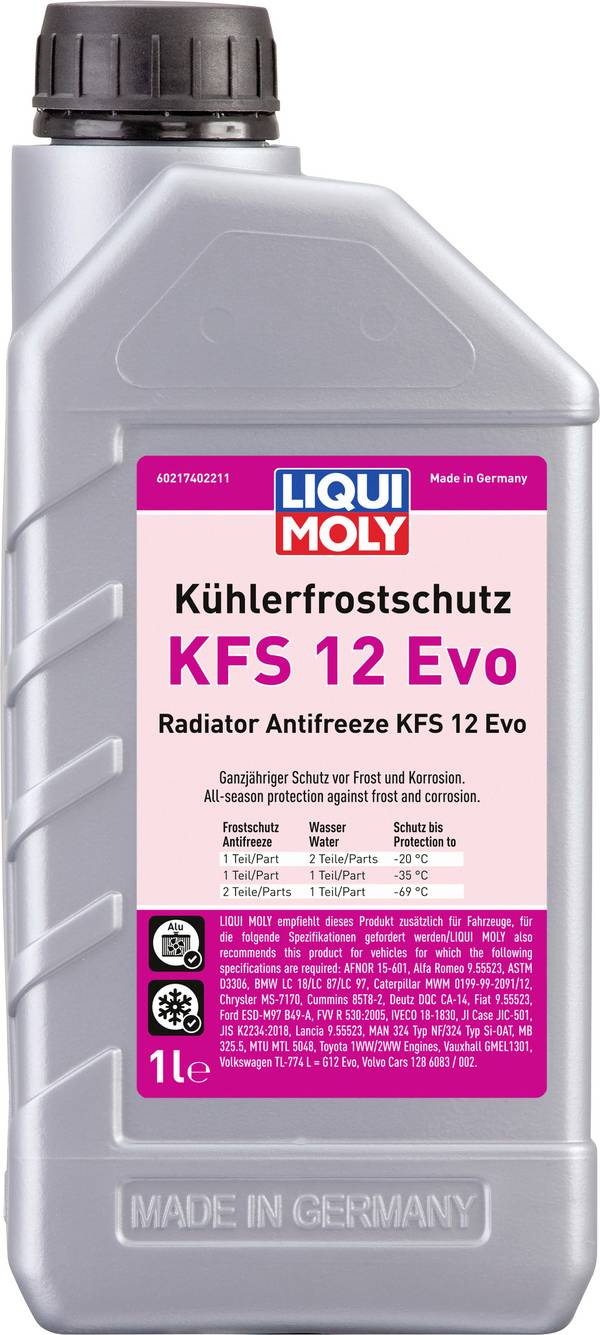 Liqui Moly KFS 12 Evo 21740 Kühlerfrostschutz  1 l