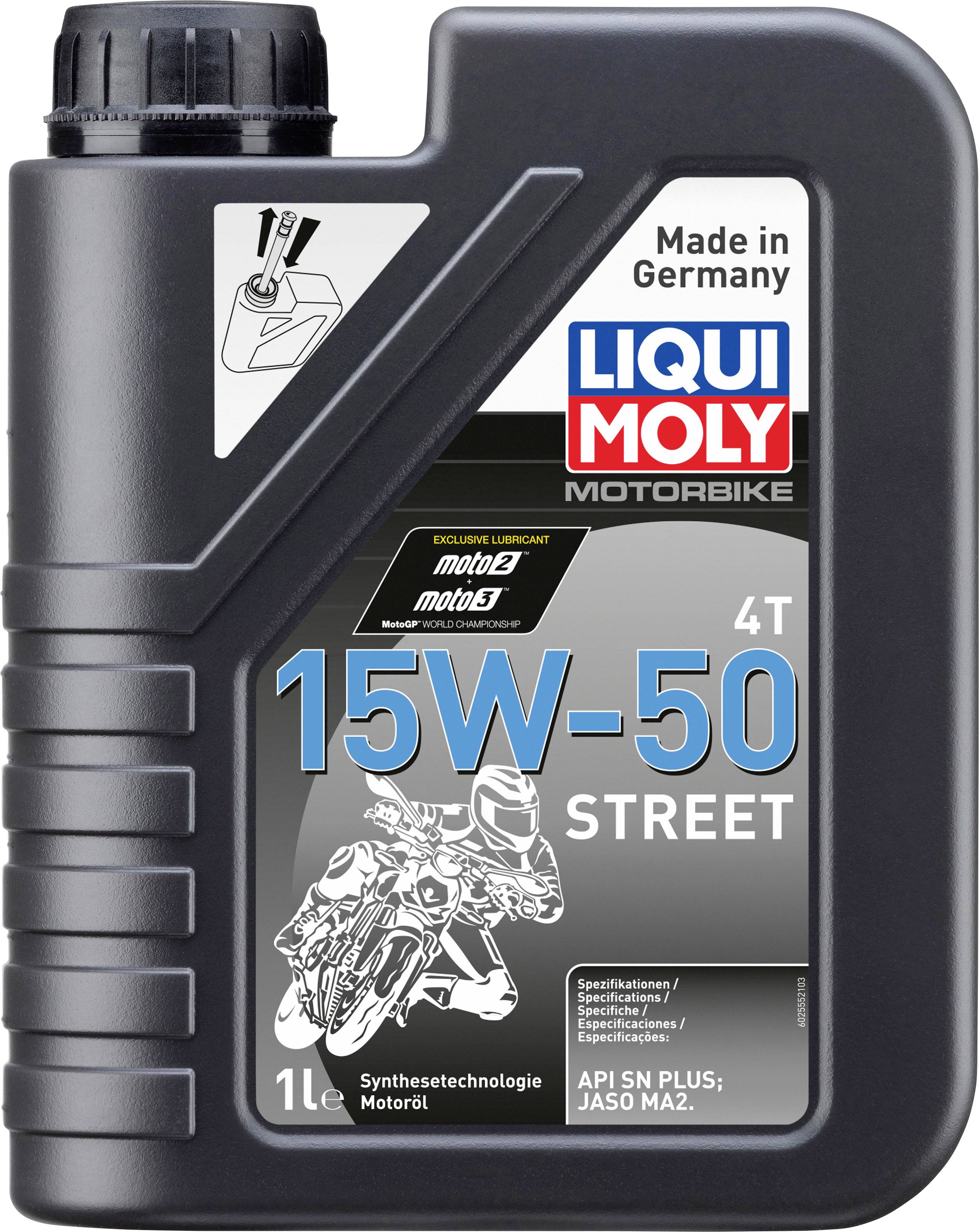 Liqui Moly Motorbike 4T 15W-50 Street 2555 4-Takt-Motoröl 1 l