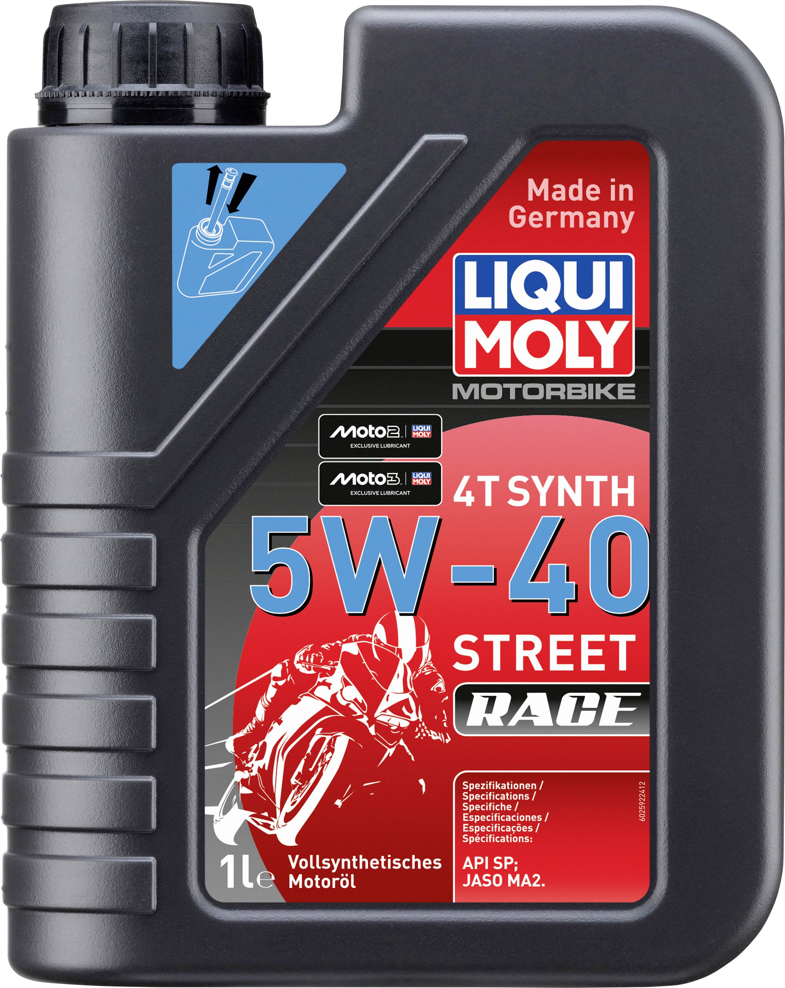 Liqui Moly Motorbike 4T Synth 5W-40 Street Race 2592 4-Takt-Motoröl 1 l