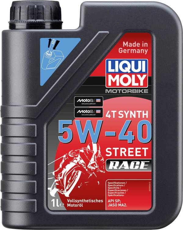 Liqui Moly Motorbike 4T Synth 5W-40 Street Race 2592 4-Takt-Motoröl 1 l