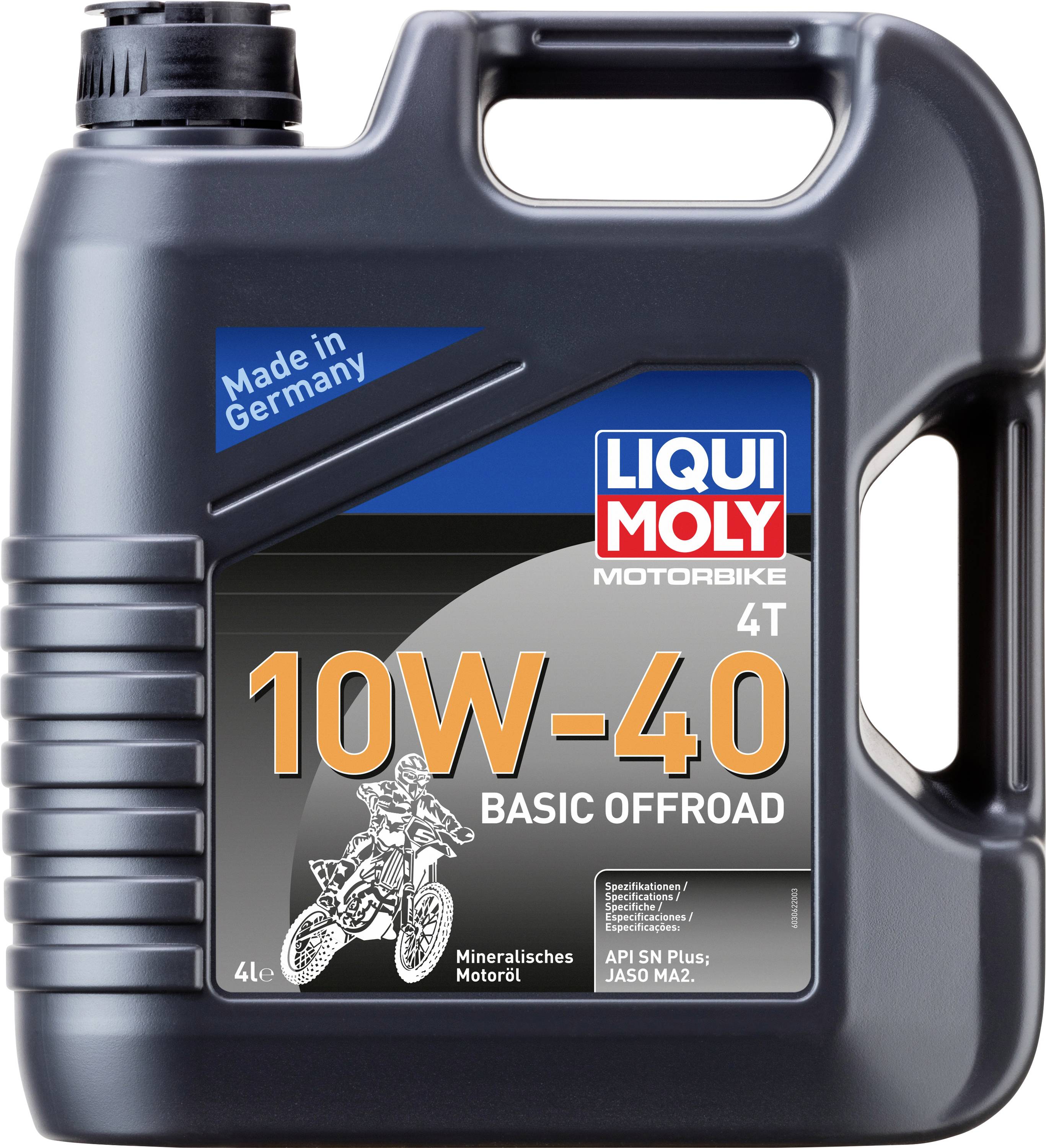 Liqui Moly Motorbike 4T 10W-40 Basic Offroad 3062 4-Takt-Motoröl 4 l