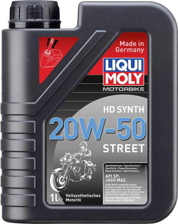 Liqui Moly Motorbike HD Synth 20W-50 Street 3816 Motoröl 1 l