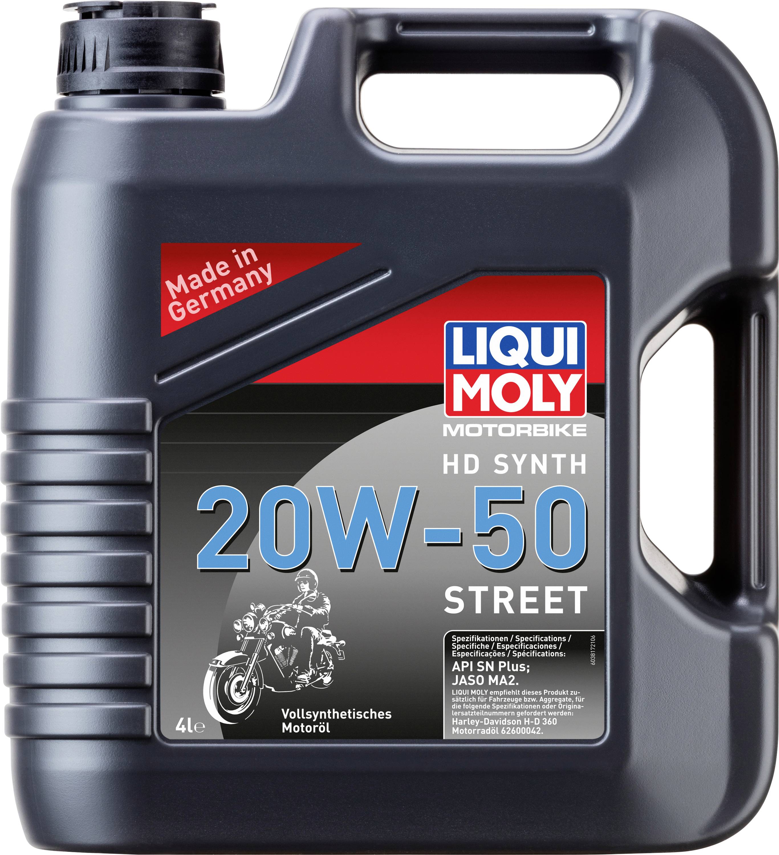 Liqui Moly Motorbike HD Synth 20W-50 Street 3817 Motoröl 4 l