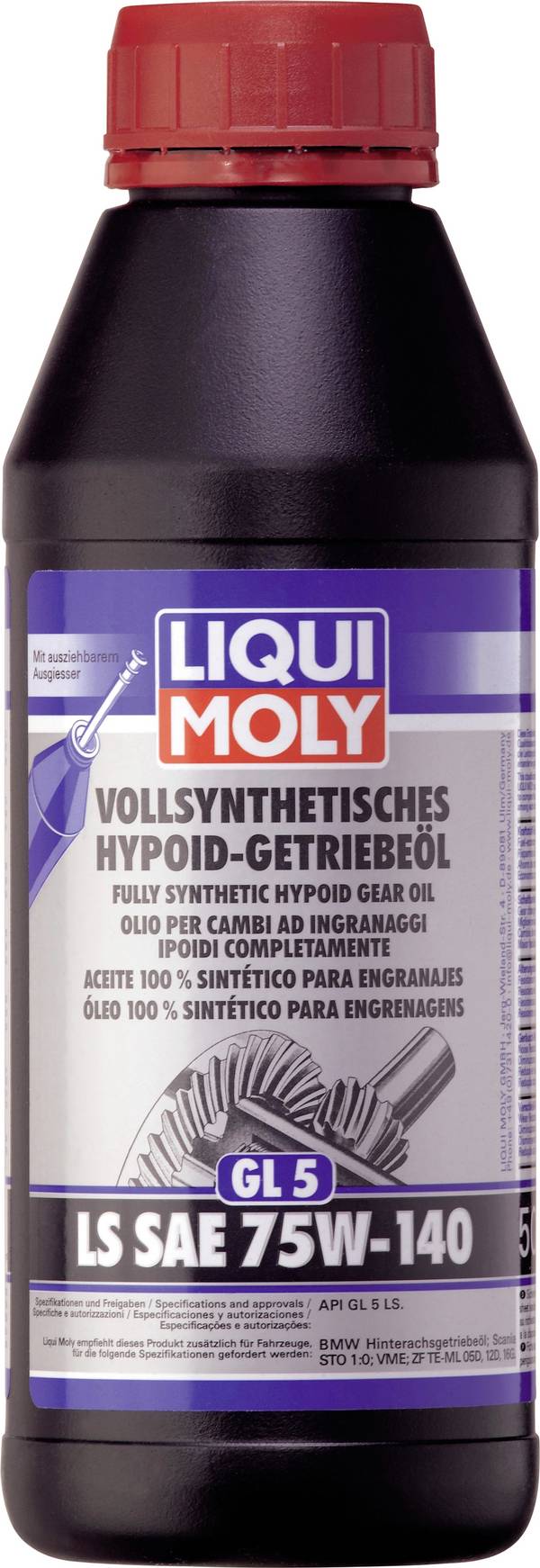 Liqui Moly GL5 4420 Getriebeöl 500 ml