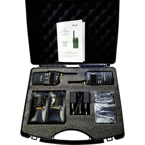 Stabo freetalk com III Funkkoffer 20263 PMR-Handfunkgerät 2er Set