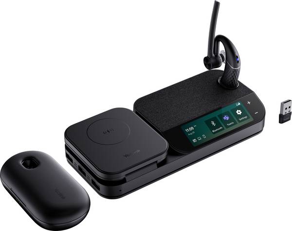 Yealink BH71 Workstation Pro  On Ear Headset Bluetooth® Mono Schwarz Mikrofon-Rauschunterdrückung Ladecase Telefon