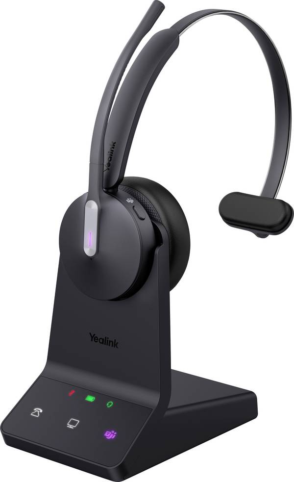 Yealink WH64 Mono - Headset - On-Ear - DECT / Bluetooth