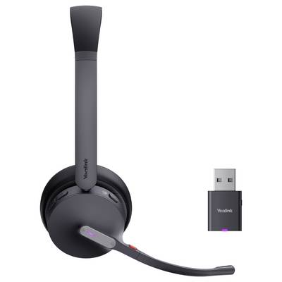 Yealink Yealink Headset WH64 Hybrid Dual Teams On Ear Headset DECT Stereo Schwarz Headset Computer-4
