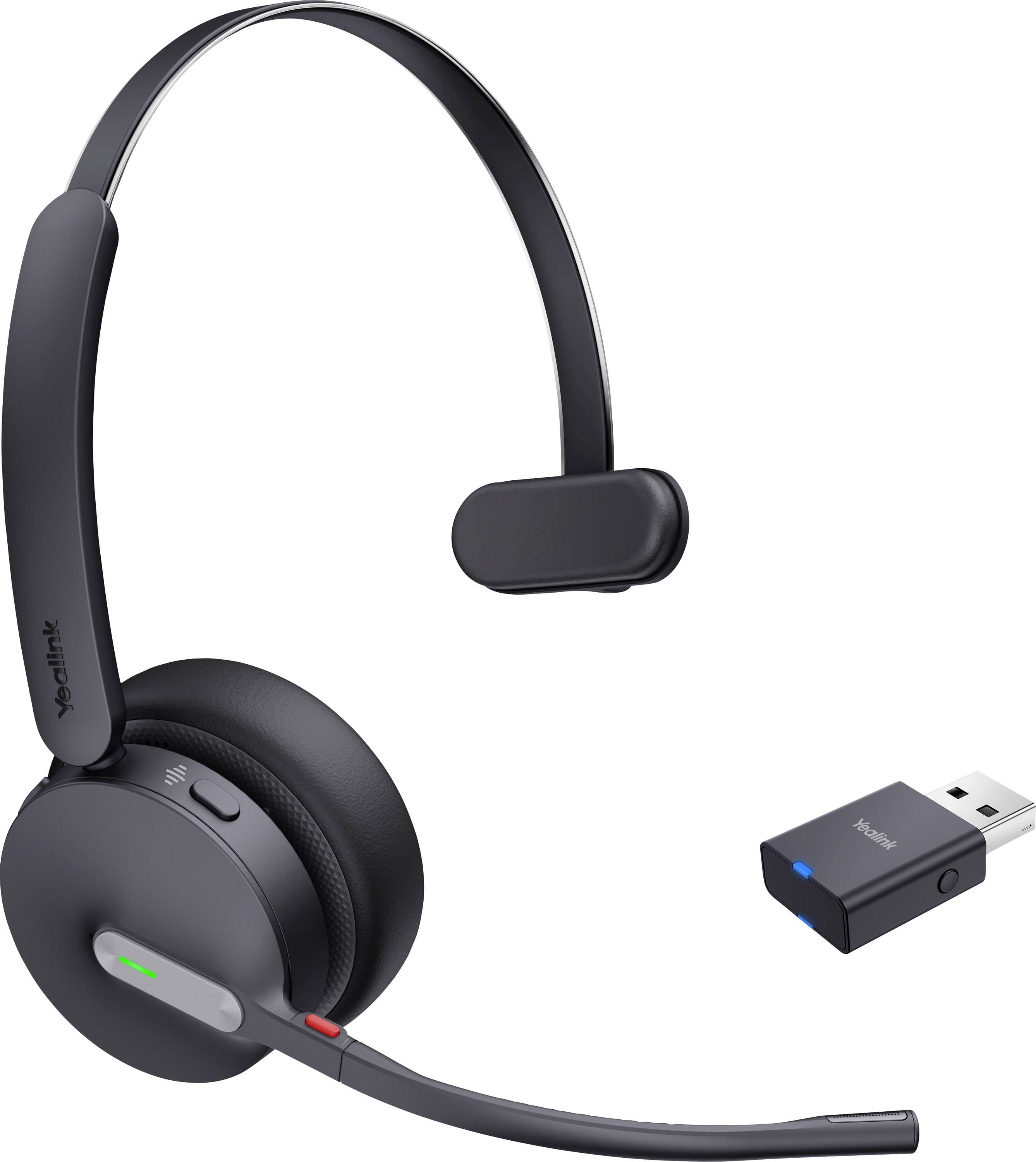 Yealink WH64 Hybrid Mono - Headset - On-Ear - DECT / Bluetooth-0