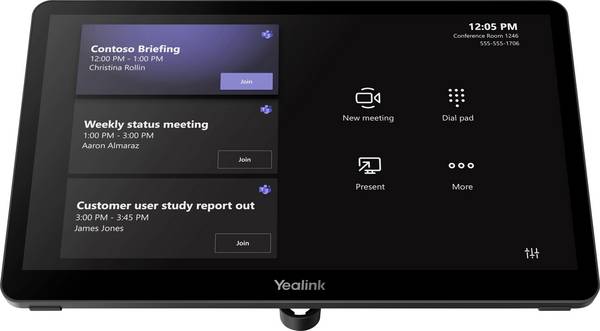 Yealink Yealink MSFT - VC Room System Accessory Konferenzsystem USB-C® Schwarz
